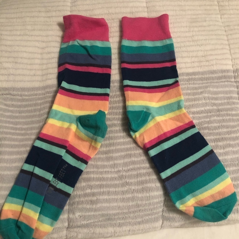 Two Left Feet Striped Socks